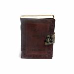 pranjals house Brown Leather Handmade Diary 100 Pages