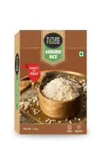 Future Foods Arborio Rice, Short Grain, Firm, Creamy & Chewy, Use to make Rissotto - 1 Kg