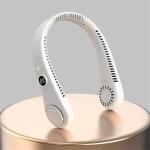 MMAK Portable Rechargeable Fan With Mini Display & 5 Speed Hanging Neck Fan (Multicolor)