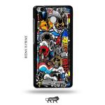 Tweakymod Printed Funky Back Cover For Redmi 3S Prime