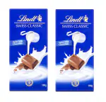 Lindt Swiss Classic Milk Chocolate, 2 X 100 G