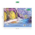 Sundaram | A4 Sketch Book | Spiral Bound (Wiro) | 100 Pages (50 Sheets) | 29.5 x 21 cm | Pack of 1