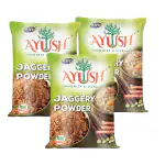 VVD Ayush Jaggery Powder - 500gm Pouch (Pack of 3) | Nattu Sakkarai | Country Brown Sugar