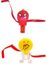 Kavim Kids Rakhi (Spider, Smiley two light, whistle Kid's Rakhi)