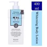 Scentio Milk Plus Organic Body Lotion 400ml (Made In THAILAND). Contains Co-Enzyme Q10 and milk Protein to Tighten and anti-wrinkle body lotion skin