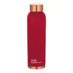 The Better Home Maroon Copper 1000 Copper Water Bottle