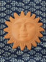 Siroi Handmade Eco-Friendly Terracotta Sun Wall Hanging.(Size:8
