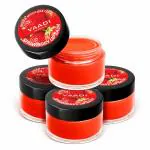 Vaadi Herbals Lip Balm, Strawberry and Honey, 10g pack of 4