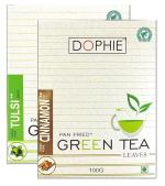 Dophie Green Tea Cinnamon, Basil Green Tea Herbal Tea, Healthy Tea, (Combo Pack Of 2)