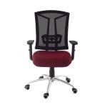 Da URBAN Topsky Red Mesh Medium Back Revolving Office Chair 64 cm x 64 cm x 104 cm