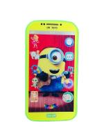 Digideal Multicolor Plastic Minion My Talking First Learning Kids Mobile Smartphone With Touch Screen With Neck Holder