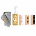 Herbal Home Shoe Care Natural Solution foam Cleaner 100 ml And Soft Brush,Hard Brush,Medium Brush, Microfiber Cloth ,Shoe Cleaner Kit For Sneaker,Sports Shoe Cleaner Foam Spray