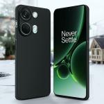 XOVO Back Cover for OnePlus Nord 3 5G (Black, Dual Protection, Silicon, Pack of 1)