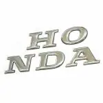 Carmetics Black Plastic 3D Letters Emblem For Honda Amaze