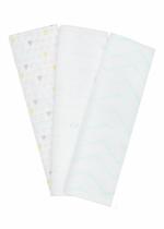 Mothercare welcome home baby muslins multicolor pack of 3