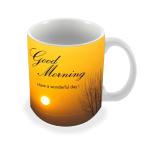 THE NXT GEN Good Morning Printed Coffee Mug 330ml Gift for Wife, Husband, Boyfriend, Gift for Girlfriend Love, Best Valentines Gift