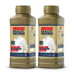 Mr. Shine Linen Magic Liquid Stiffener 500 ml | Pure Linen, Linen Cotton, Cotton | Upto 5x Brighter | Long Lasting Stiff & Fragrance (Pack of 2)