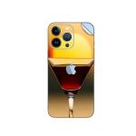 GADGETSWRAP Printed Vinyl Skin Sticker for Apple iPhone 13 Pro - Sunset Brown Cocktail Bokeh Sun.jpg