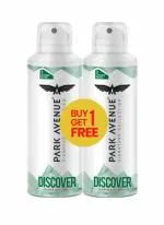 Park Avenue Discover Premium Body Deodorant Spray - For Men (Combo Pack 1 + 1 Free, 150 ml each)