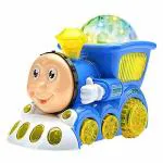MICKLEYS Bump and Go Musical Engine Toy Train with 4D Light and Sound for Kids for 2-5 Year Kids Baby Toy