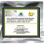 MGBN Gelatin With Banana Powder 2 In 1 Uses For Face Mask, Hair Removal Skin Care 25 gm