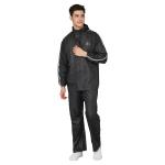 The Clownfish Bruce Grey Raincoat With Hood And Reflector For Men