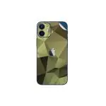 GADGETSWRAP Premium Material Skin Vinyl Decal Sticker Compatible With Apple iPhone 12 - Diamond Green Camo
