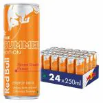 Red Bull Energy Drink, 250 ml (24 Pack) The Summer Edition, Apricot-Strawberry Flavour