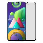 Kite Digital Samsung M21/M31 Matte Finish (Black) Tempered Glass Screen Protector with Edge to Edge Coverage and Easy Installation Kit