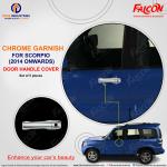 FALCON CAR DOOR HANDLE COVER CHROME FOR SCORPIO 2014 ONWARDS