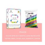 Kadam Skin Friendly Tie Dye Colour, Peach 50G, Tie Dye Up To 20 T-Shirts, Cold Water Dyes, Fabric Dye Colors Peach Tie Dye Color