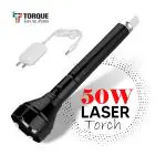 Torque Rechargeable 30W Bright Led Long Range Torch Flashlight Home Emergency Light with Backlight