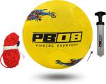 PB08 Winning Everyday Yellow Rubber Football, Size- 5 With Football Accessories Kit