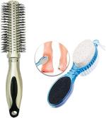 Buy Tya Hair Saloon Brush 4 In 1 Foot Pedicure Pumice Stone Sc (Set Of 2)
