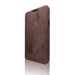 Defender Brown Flip Case Cover With Convertible Back Stand For Samsung Galaxy Alpha 4G Lte