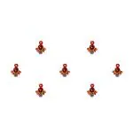 Comet Busters Maroon Stone Bindi For Women