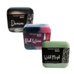 FORGANIK Body Affaire Handmade Bath Combo of 3 Soap Denim Soap | Red Wine | Wild Musk Body Soap (300 gm)
