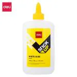 Deli Stick Up White Glue, Non-Toxic Washable Strong Adhesive Glue Bottle, 230ml,E39448