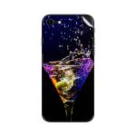 GADGETSWRAP Printed Vinyl Skin Sticker for Apple iPhone SE (2020) - Martini Cocktail Alcohol Splash Drops Olive