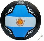 jaspo Soccer Champ Football, TPU Material, Machine Stitched, Size 5, Under 12 Years Age Group, 6 to 8 lbs Inflation (Argentina)