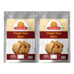Ghotaram Chaat Papdi Bhel Puri||Chat Puri||Chat Papdi||Dahi Bhalla||Dahi Chaat Triangle Trikoni Mathri||Evening Tea Time Snacks Namkeen Crispy Ready to Eat Lachaa Papdi Mathi-420g*2Pack