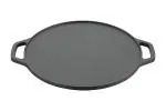 Jikoni Pre-Seasoned Cast Iron Dosa Tawa, 12 inch (300mm, Cast Iron, Non-stick, Induction Bottom)