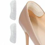 Dash Gel Heel Liner Grip Silicone Heel Liner Grip Cushions Insoles Silicone Heel Grips for Anti Slip for Shoes Too Big Loose Heels Blisters Slip Out Heel Cushions for Men Women 1 pair