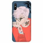 Voleano back cover for Redmi 9A, Anime, Boy, Naruto, Kakashi, Killua, Zoldyck, Anime, Back Cover