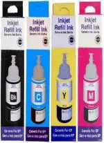GPN PRINT L565 Refill for Use In Epson L565 Multi Function PrInter Black and Tri Color Combo Ink Bottle (Pack of 4)