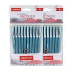UNOMAX Ultron Neo 2x Ball Pen Pack of 30 (30 Blue) | Elevate Your Writing Experience with Jet-Like Smoothness | 0.7mm Tip Size for Superior Precision | Ideal for Office, School, and Everyday Use