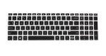 Saco Black and Clear Keyboard Skin For HP Pavilion 15-cc132tx(CKS3HP15QBC-46)