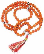 OMEGA GOLD Rudraksha Parad (Mercury) Mala