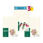 SUNDARAM A4 Cartridge Drawing Paper, Pack of 3 (20 Sheets) 21 x 29.7 cm