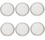 THW for Commercial USE of Hotels and Restaurants 6 Inches Aluminium Pizza Screen- Set of 6 Pieces